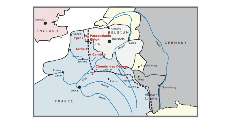 Western front 1917